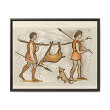 Hunter-Gatherer Mosaic: Vintage Encyclopaedia Art (1891) - NOMADEN ART GALLERY