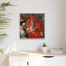 The circumcision of Christ. Oil painting after Hendrik Goltzius