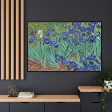 Vincent Van Gogh's Irises (1889). Famous painting, original from the J. Paul Getty Museum. - NOMADEN ART GALLERY