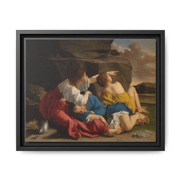 Lot and His Daughters by Orazio Gentileschi - NOMADEN ART GALLERY