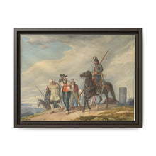 Three Armed Riders Escorting Prisoners near Reims (1825) by Peter von Hess - NOMADEN ART GALLERY