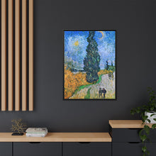 Vincent van Gogh's Road with Cypress and Star (1890) - NOMADEN ART GALLERY