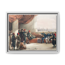 Interview with The Viceroy of Egypt at His palace at Alexandria illustration by David Roberts (1796–1864) - NOMADEN ART GALLERY