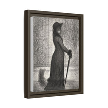 Georges Seurat's Woman Strolling (1884)