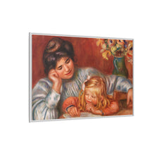 Lección de escritura (La Leçon d'écriture) (1905) de Pierre-Auguste Renoir. 