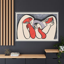 Crying women (1938), abstract painting by Mikulas Galanda