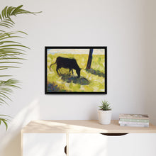 Black Cow in a Meadow (ca. 1881) by Georges Seurat