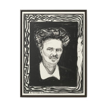 August Strindberg (1896) by Edvard Munch - NOMADEN ART GALLERY