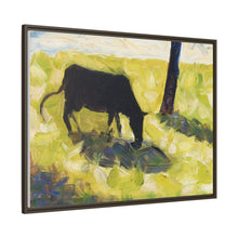 Black Cow in a Meadow (ca. 1881) by Georges Seurat