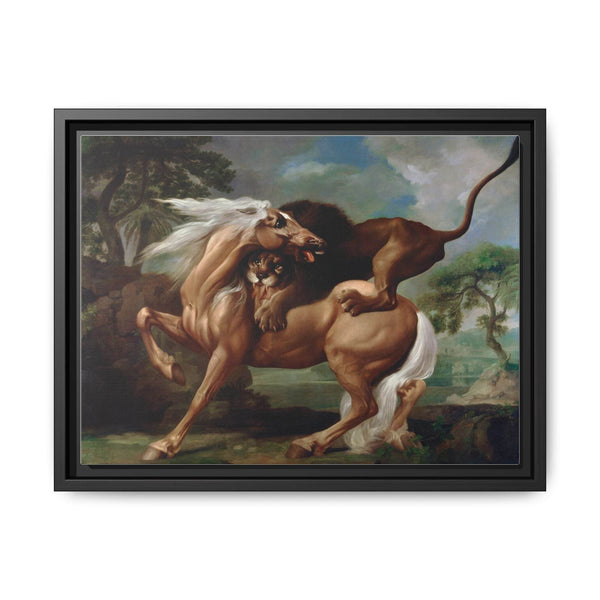 A Lion Attacking a Horse (1762) by George Stubbs. - NOMADEN ART GALLERY