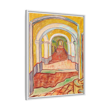 Corridor in the Asylum (1889) by Vincent Van Gogh - NOMADEN ART GALLERY