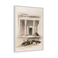 Entrance to the caves of Beni Hasan illustration by David Roberts (1796–1864)