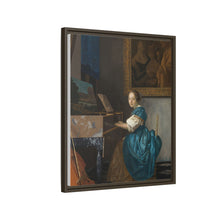La joven sentada ante un virginal, de Johannes Vermeer (ca. 1670-1672) 