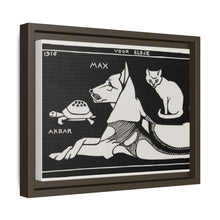 Akbar the tortoise, Max the dog and Puss the cat (1916 ) by Julie de Graag