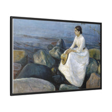 Noche de verano, Inger en la playa (1889) de Edvard Munch 