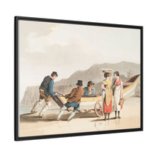 Illustration of fishermen from The Costume of Yorkshire (1814) by George Walker