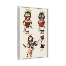 Hopi Katcinas - Piokot Turkwinu Turkwinu Mana (1895) drawn by the native people from the book of Jesse Walter Fewkes (1850–1930) - NOMADEN ART GALLERY