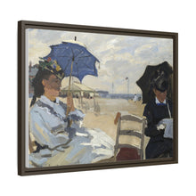 Claude Monet's The Beach at Trouville (1870) - NOMADEN ART GALLERY