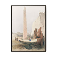 Luxor city on the east bank of the Nile River in southern Egypt illustration by David Roberts (1796–1864) - NOMADEN ART GALLERY