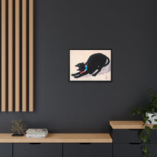 Black Cat Hissing 20th century print in high resolution by Hiroaki Takahashi