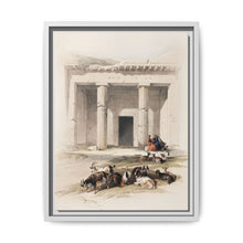 Entrance to the caves of Beni Hasan illustration by David Roberts (1796–1864) - NOMADEN ART GALLERY