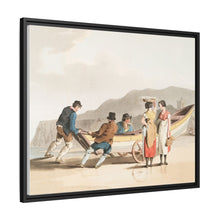 Illustration of fishermen from The Costume of Yorkshire (1814) by George Walker