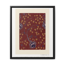Art Nouveau Flower pattern pochoir print in oriental style. Original from our own 1914 edition of Samarkande - NOMADEN ART GALLERY