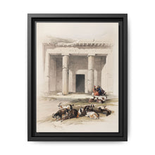 Entrance to the caves of Beni Hasan illustration by David Roberts (1796–1864) - NOMADEN ART GALLERY