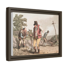 Illustration of stone breakers on the road from The Costume of Yorkshire (1814) by George Walker