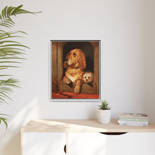 Dignity and Impudence by Sir Edwin Landseer (1877), Landseer’s dog painting of a bloodhound and a terrier - NOMADEN ART GALLERY
