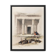 Entrance to the caves of Beni Hasan illustration by David Roberts (1796–1864) - NOMADEN ART GALLERY