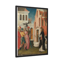 Saint Peter Martyr Exorcizing a Woman Possessed by a Devil by Antonio Vivarini