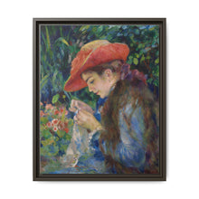Marie-Thérèse Durand-Ruel Sewing (1882) by Pierre Auguste Renoir - NOMADEN ART GALLERY
