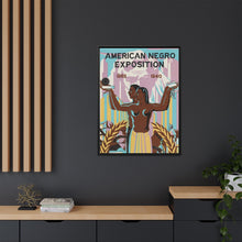 Poster for the American Negro Exposition in Chicago (1940) illustration by Robert Savon Pious.