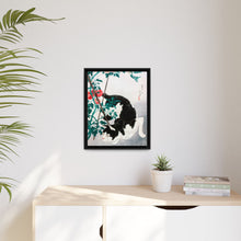 Cat with Tomato Plant (1931) print in high resolution by Hiroaki Takahashi