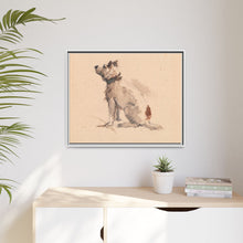 A Terrier, Sitting, Facing Left