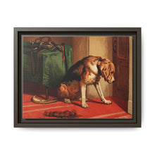 Suspense (1877) by sir Edwin Landseer, a Victorian bloodhound mastiff waiting. - NOMADEN ART GALLERY