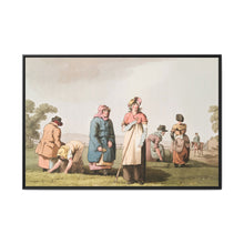 Illustration of riding the stang from The Costume of Yorkshire (1814) by George Walker - NOMADEN ART GALLERY