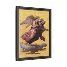 Two angels floating (1865) tempera art by Johann von Schraudolph
