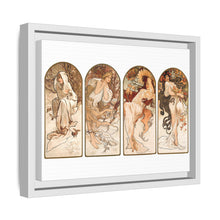 Alphonse Maria Mucha's The Seasons (1897). Famous Art Nouveau artwork