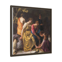 Diana y sus ninfas de Johannes Vermeer (ca. 1653-1654)