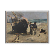 Tarring the Boat (Le Bateau goudronné) by Édouard Manet - NOMADEN ART GALLERY