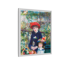 Dos hermanas (en la terraza) (1881) de Pierre-Auguste Renoir 