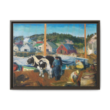 Ox Team, Wharf at Matinicus (1916) - NOMADEN ART GALLERY