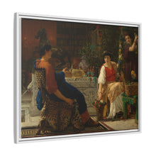Preparations for the Festivities (The Floral Wreath) (1866) by Sir Lawrence Alma Tadema
