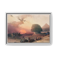 Approach of the simoom Desert of Gizeh illustration by David Roberts (1796–1864) - NOMADEN ART GALLERY