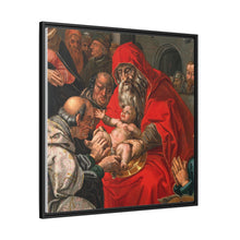 The circumcision of Christ. Oil painting after Hendrik Goltzius