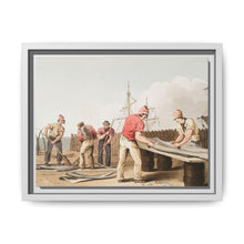 Illustration of whalebone scrapers from The Costume of Yorkshire (1814) by George Walker - NOMADEN ART GALLERY