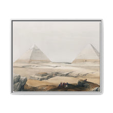 Pyramids of Geezeh (Giza) illustration by David Roberts (1796–1864) - NOMADEN ART GALLERY