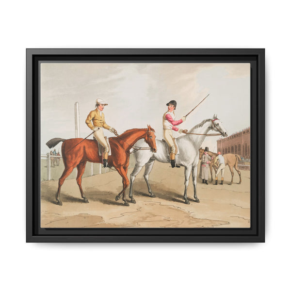 Illustration of jockies from The Costume of Yorkshire (1814) by George Walker - NOMADEN ART GALLERY